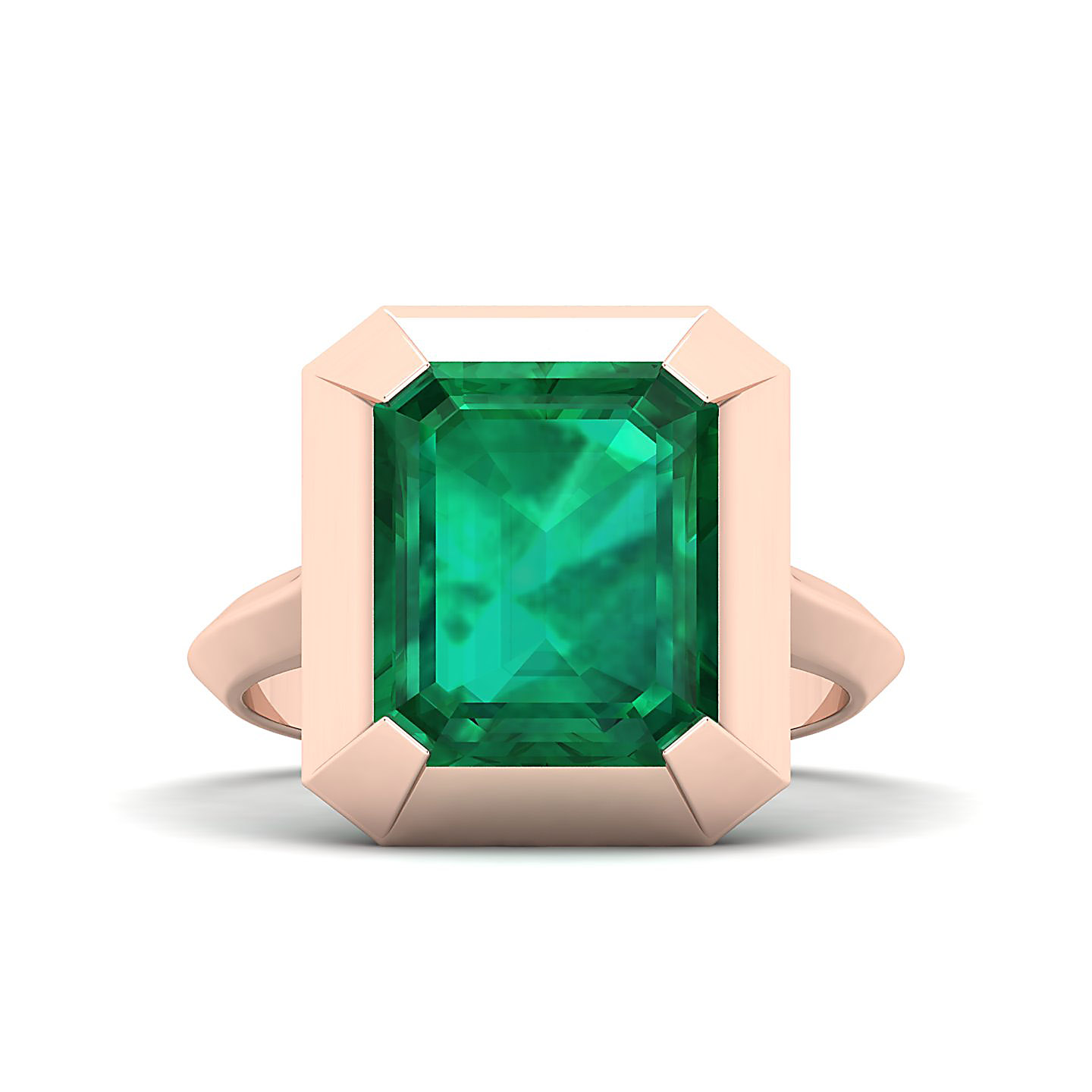 The Enticing Emerald Gold Ring