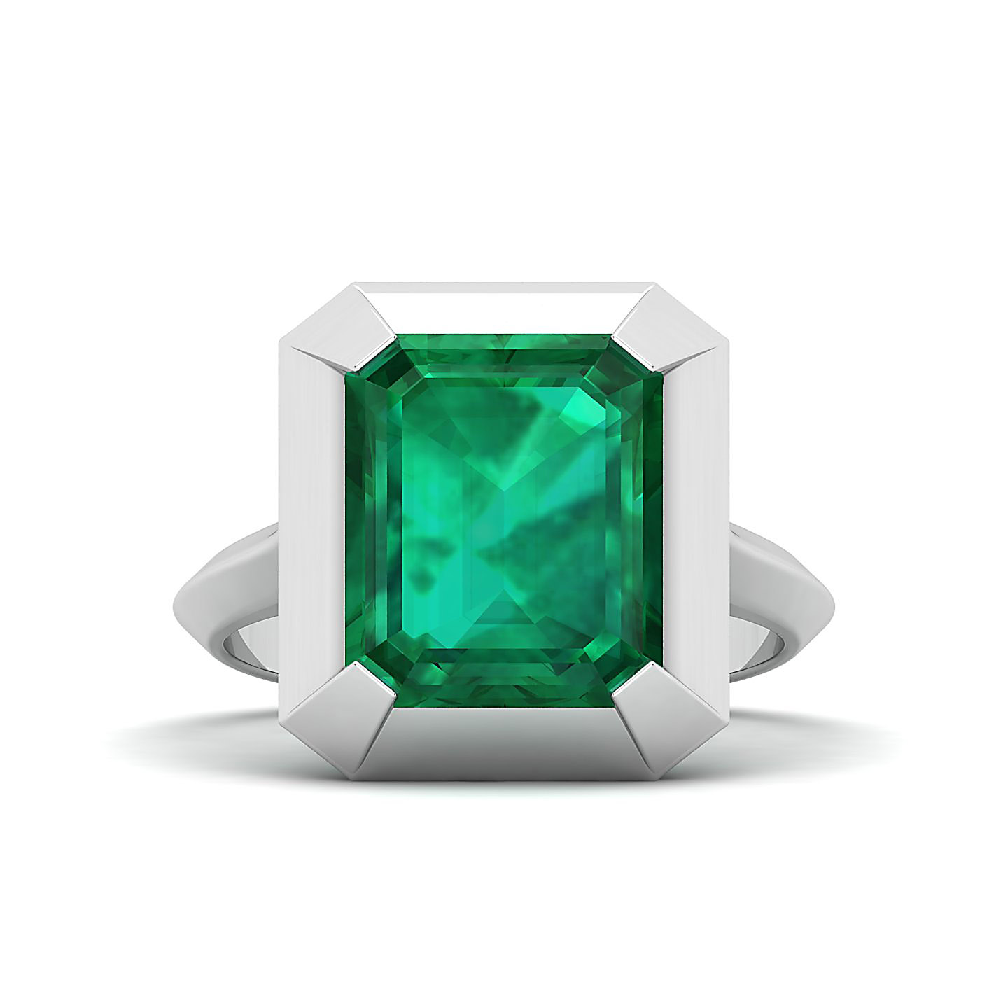 The Enticing Emerald Gold Ring