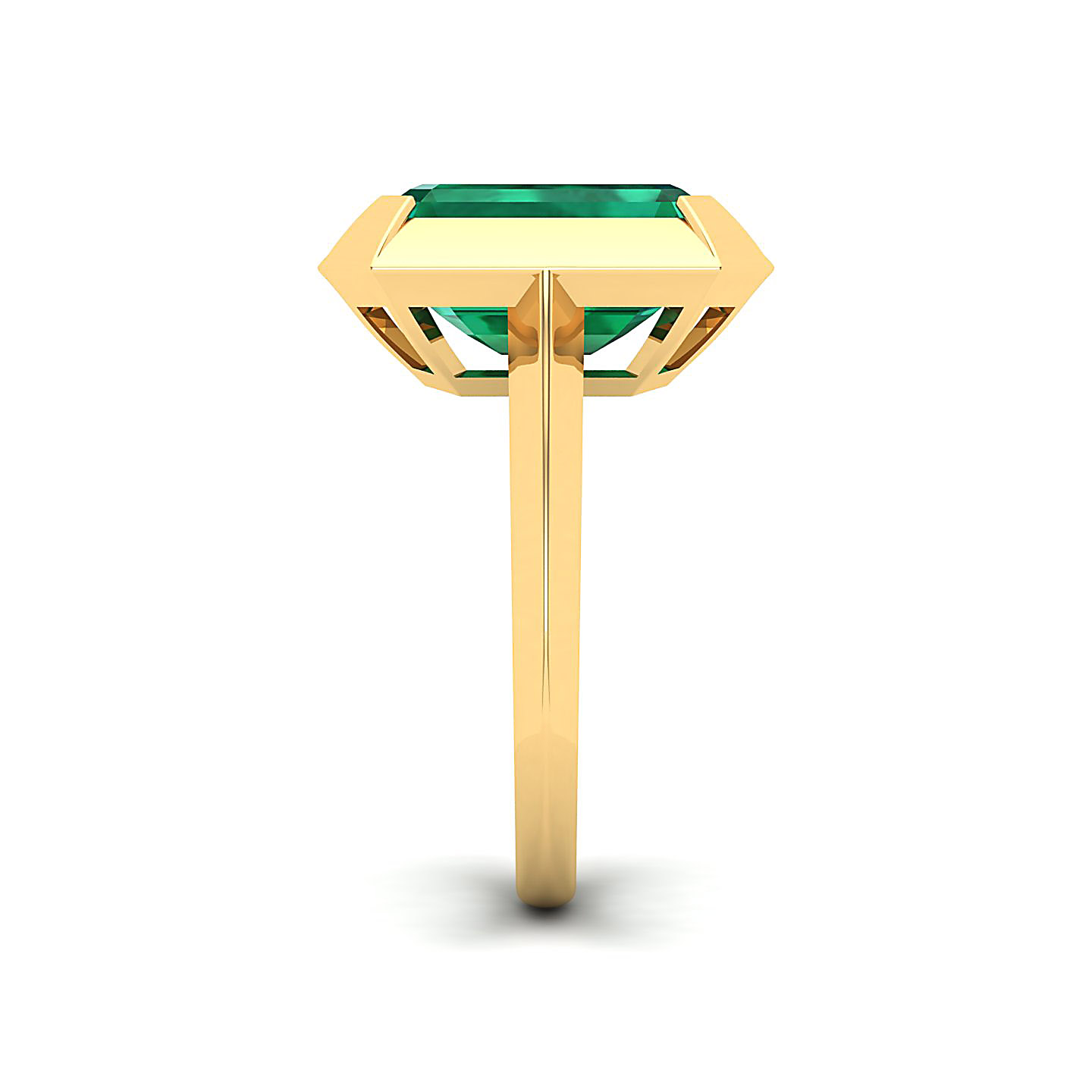 The Enticing Emerald Gold Ring