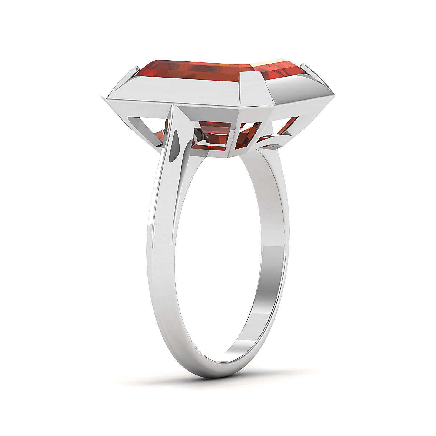 The Enticing Hessonite Gold Ring