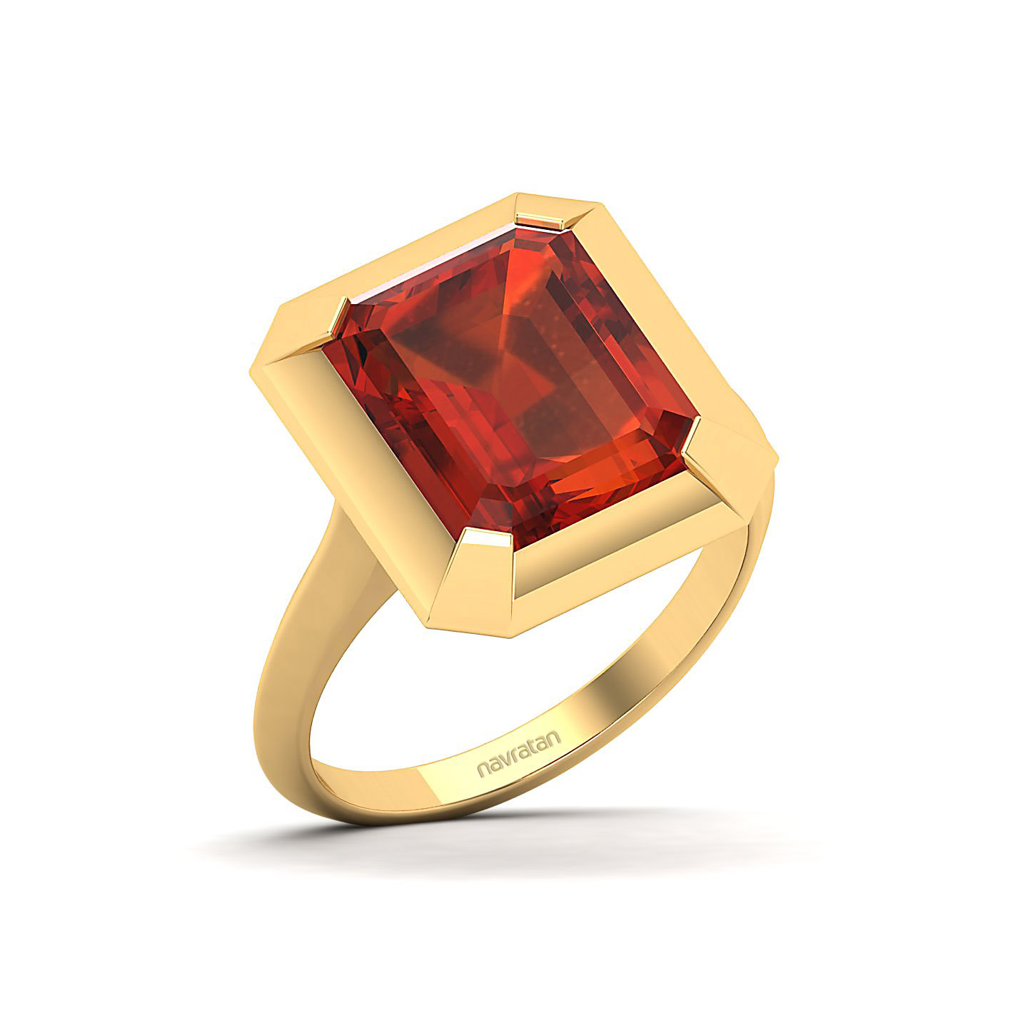 The Enticing Hessonite Gold Ring