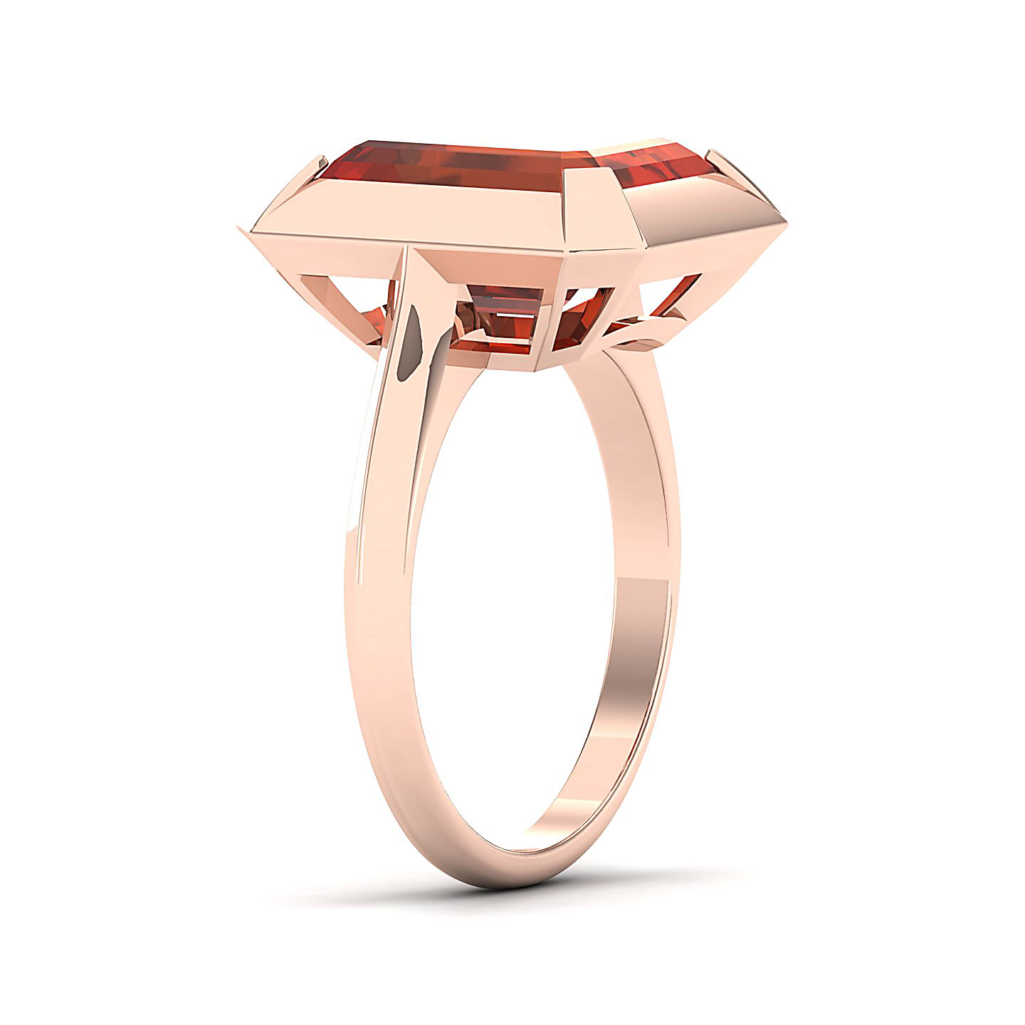 The Enticing Hessonite Gold Ring
