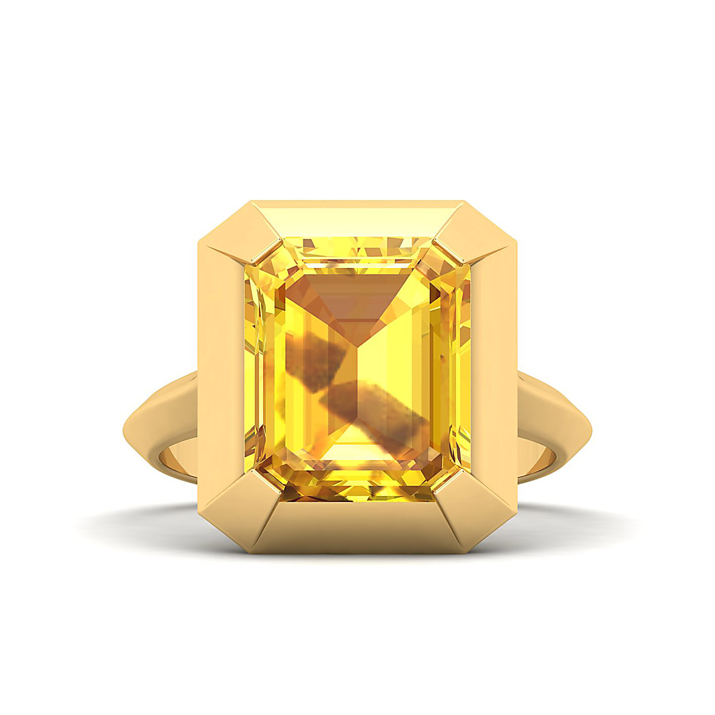 The Enticing Yellow Sapphire Gold Ring