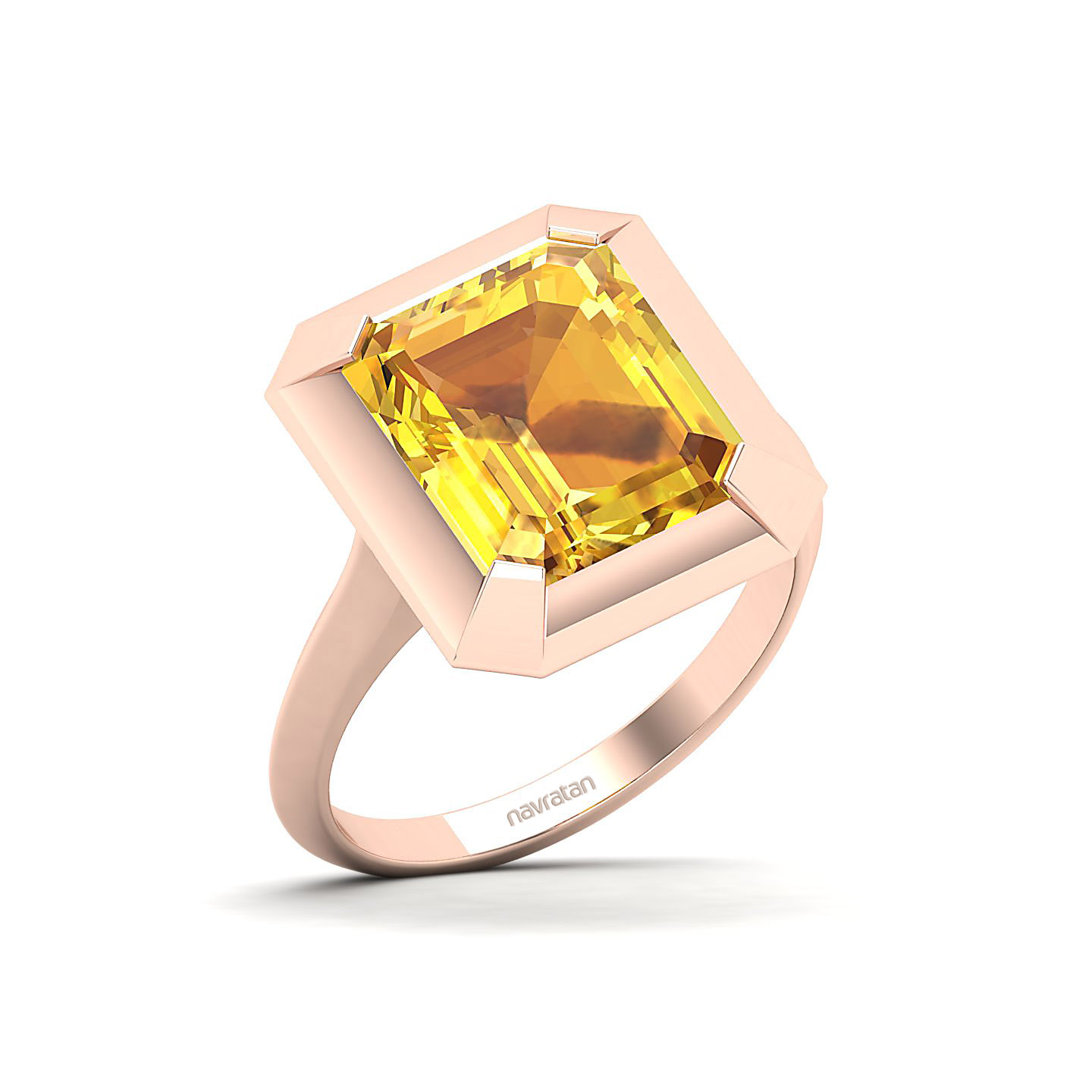 The Enticing Yellow Sapphire Gold Ring