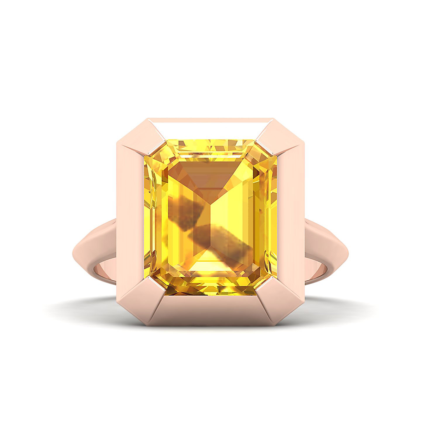 The Enticing Yellow Sapphire Gold Ring