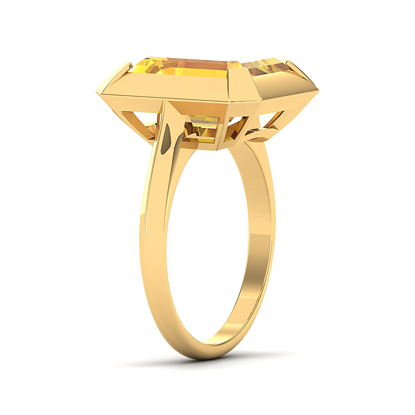 The Enticing Yellow Sapphire Gold Ring