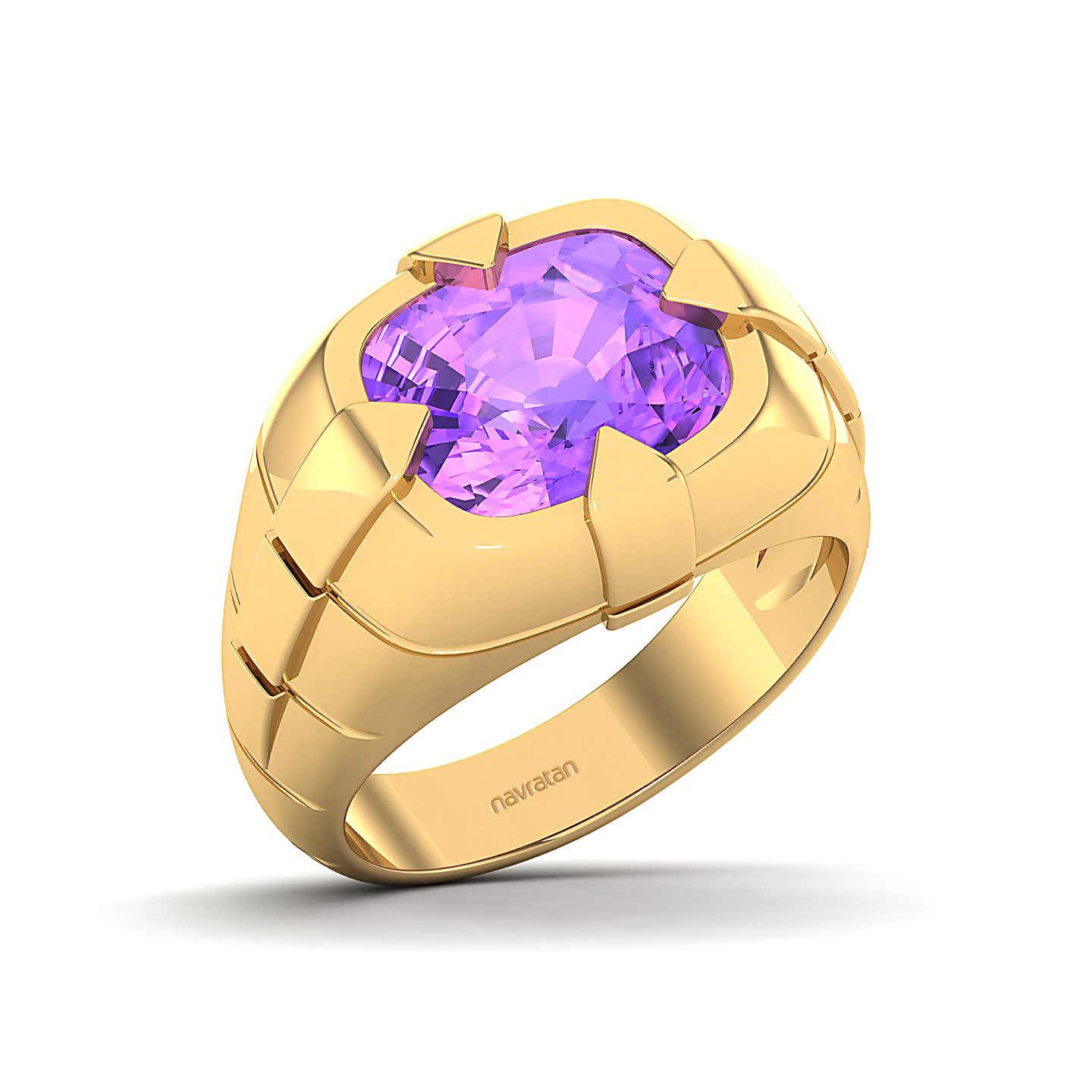 The Entrancing Amethyst Gold Ring