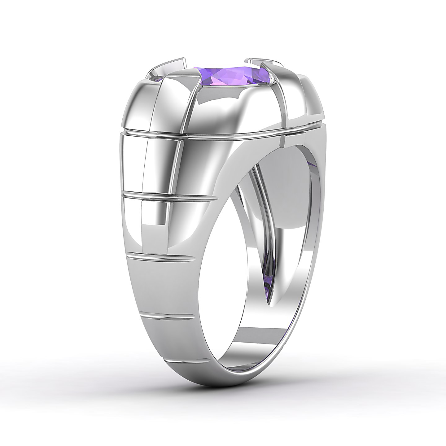 The Entrancing Amethyst Gold Ring
