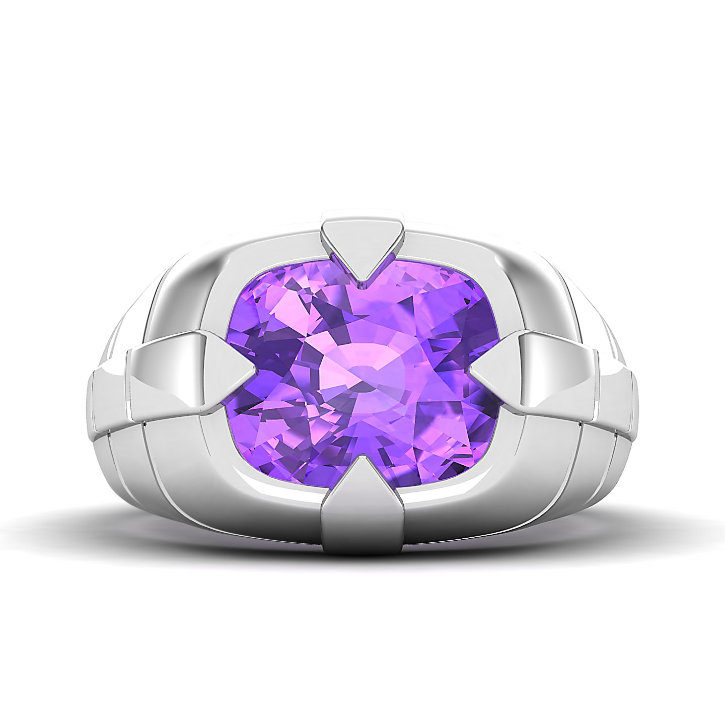 The Entrancing Amethyst Gold Ring