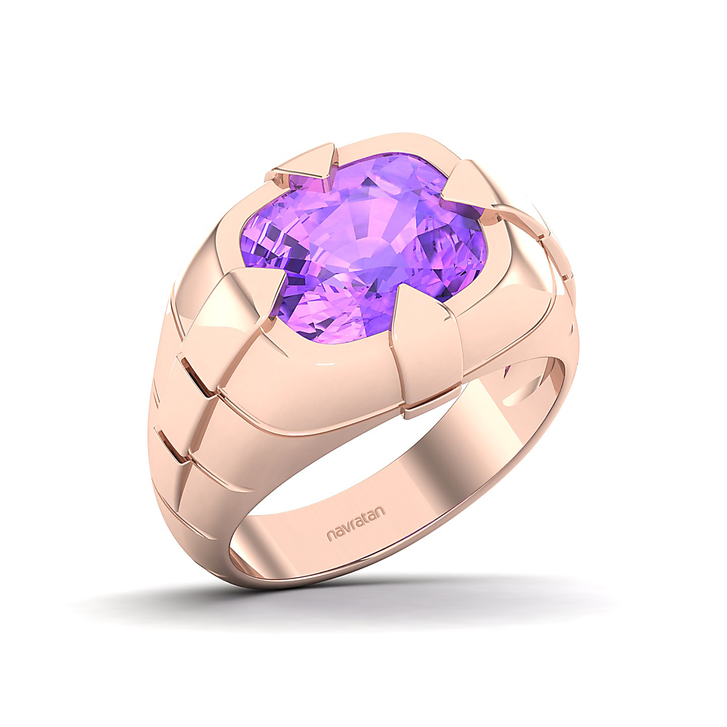 The Entrancing Amethyst Gold Ring
