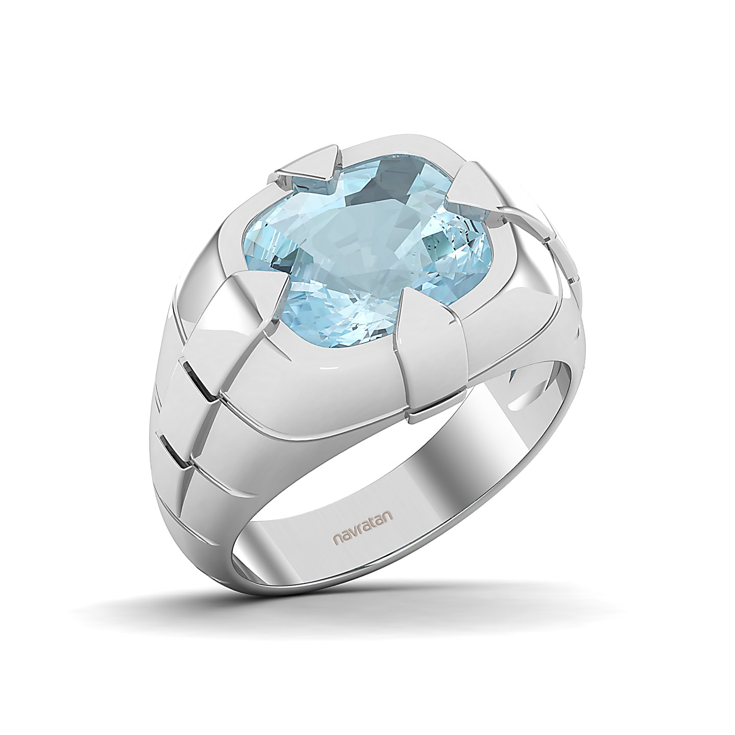 The Entrancing Aquamarine Gold Ring