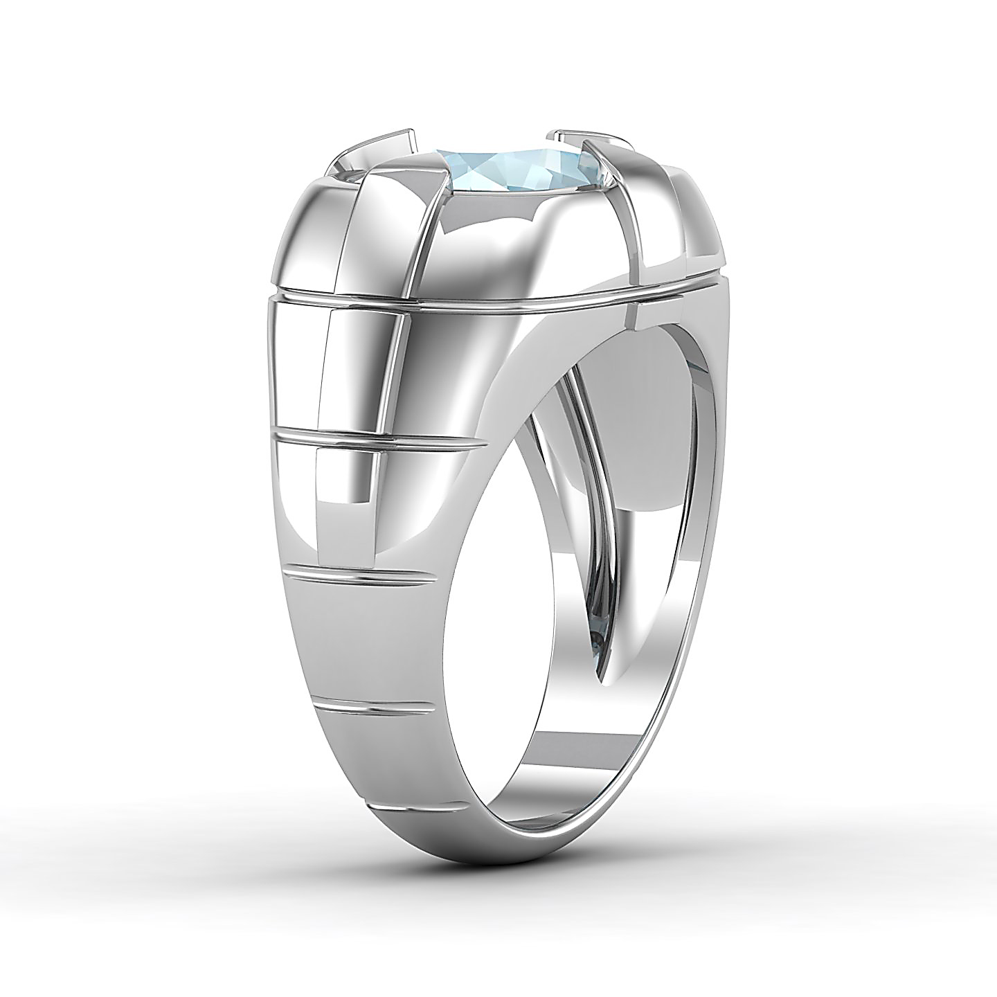 The Entrancing Aquamarine Gold Ring