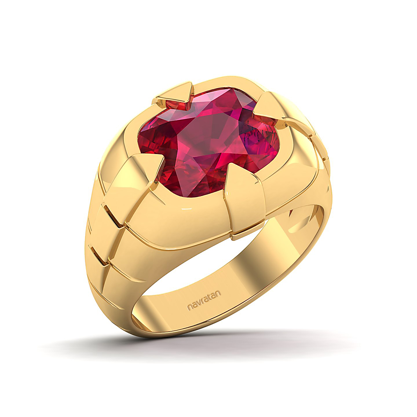The Entrancing Ruby Gold Ring