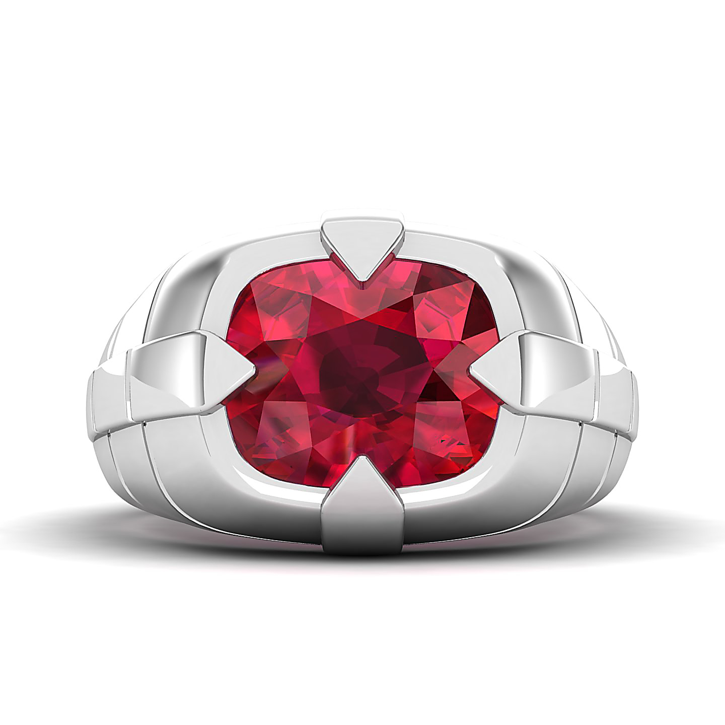 The Entrancing Ruby Gold Ring