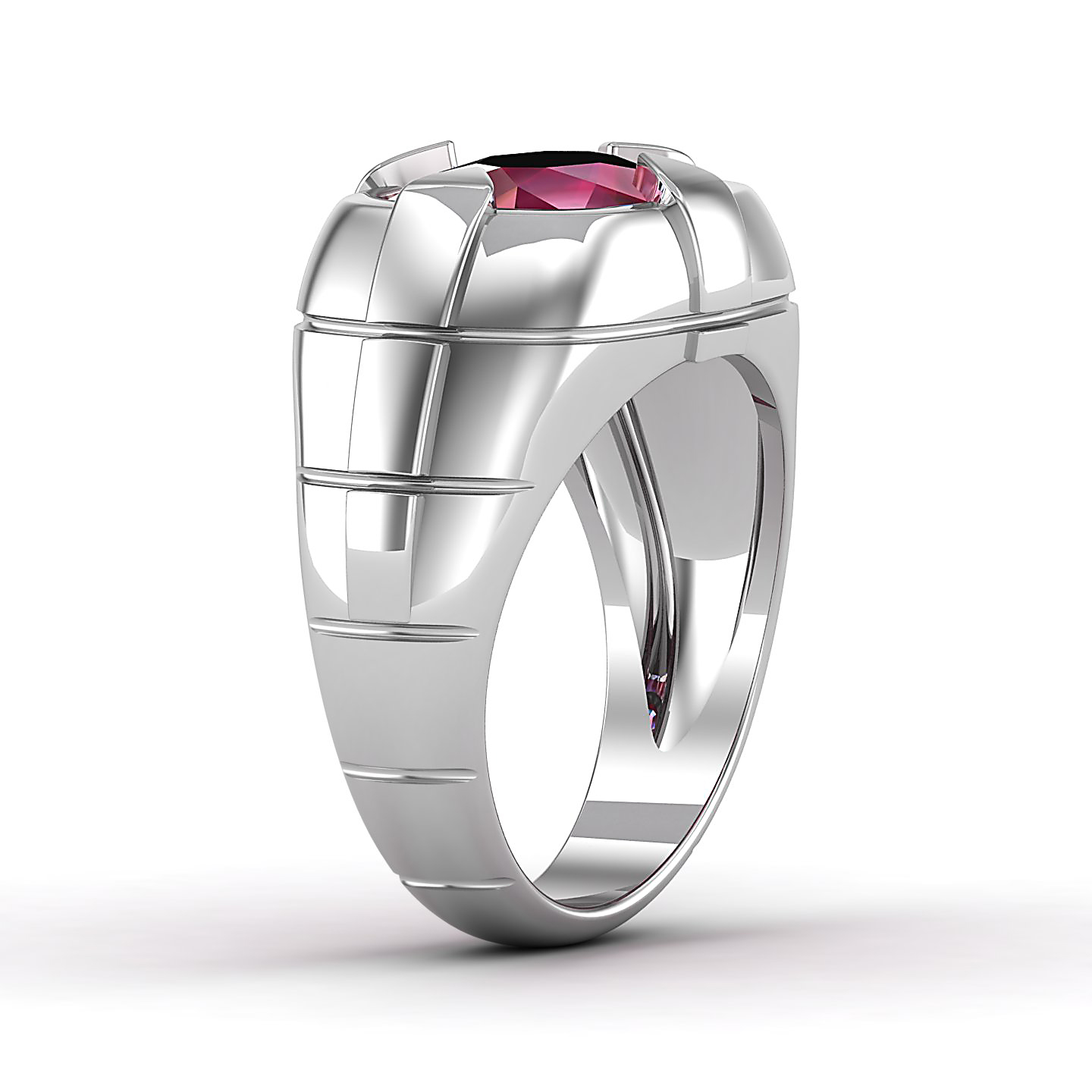 The Entrancing Ruby Gold Ring
