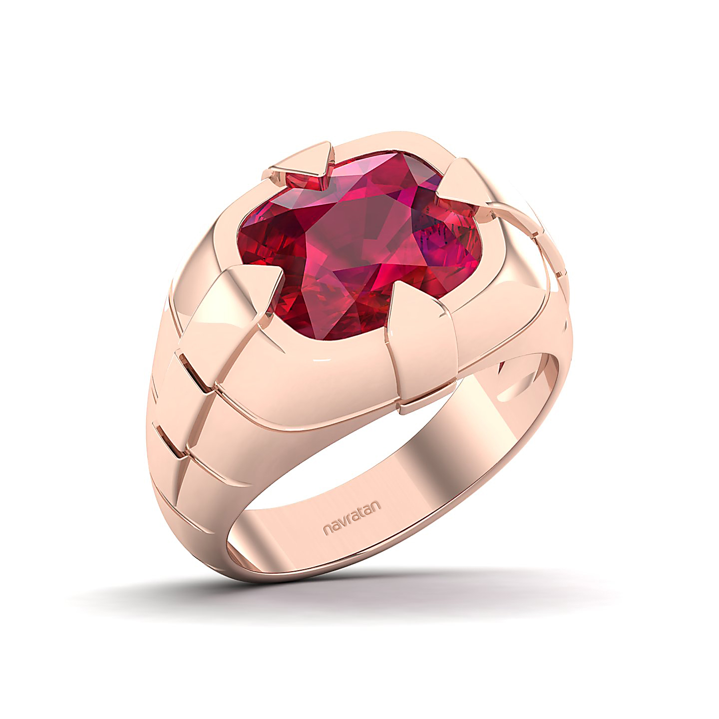 The Entrancing Ruby Gold Ring