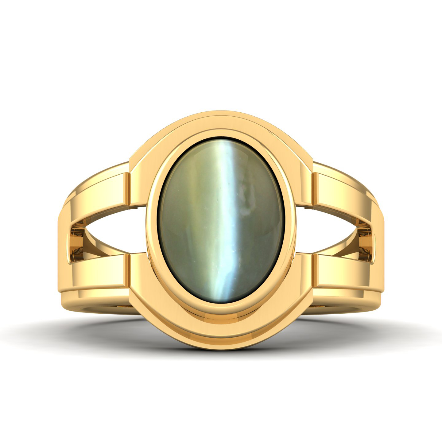 The Era Bezel Cat's Eye Ring