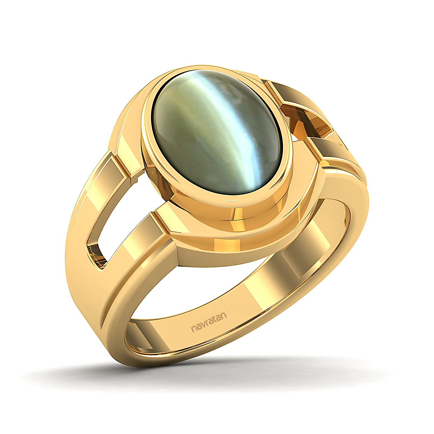 The Era Bezel Cat's Eye Ring
