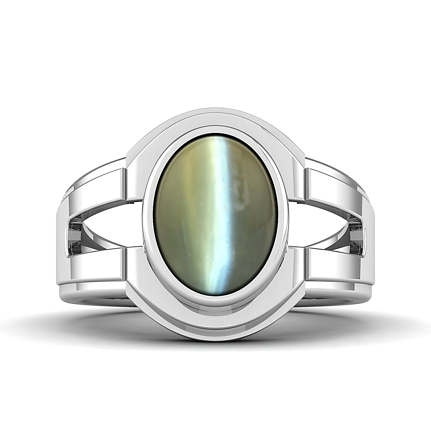The Era Bezel Cat's Eye Ring
