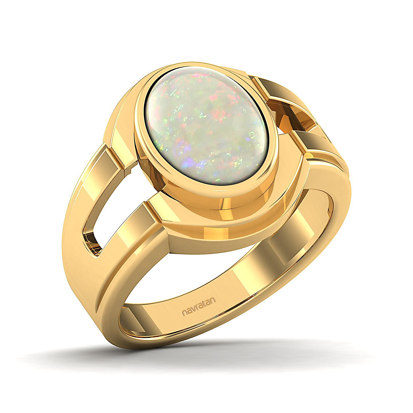 The Era Bezel Opal Ring