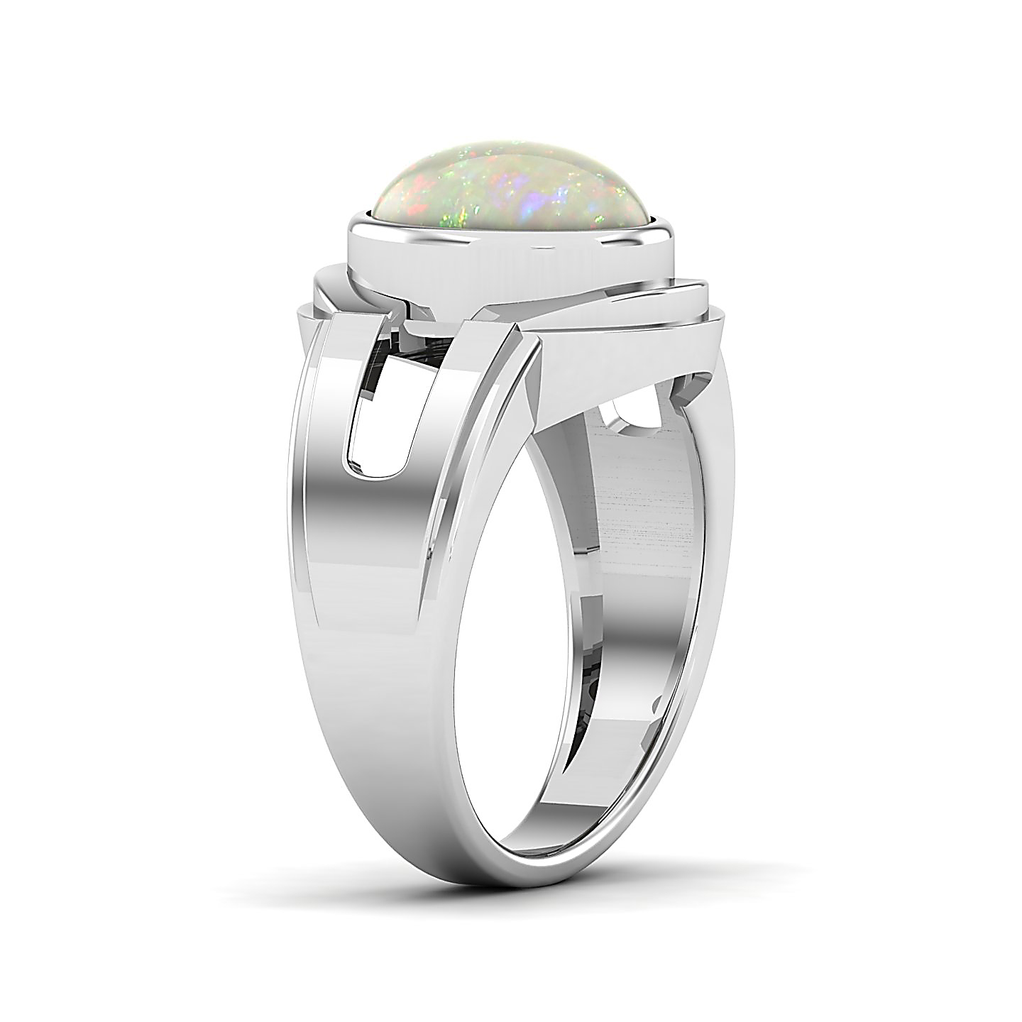 The Era Bezel Opal Ring
