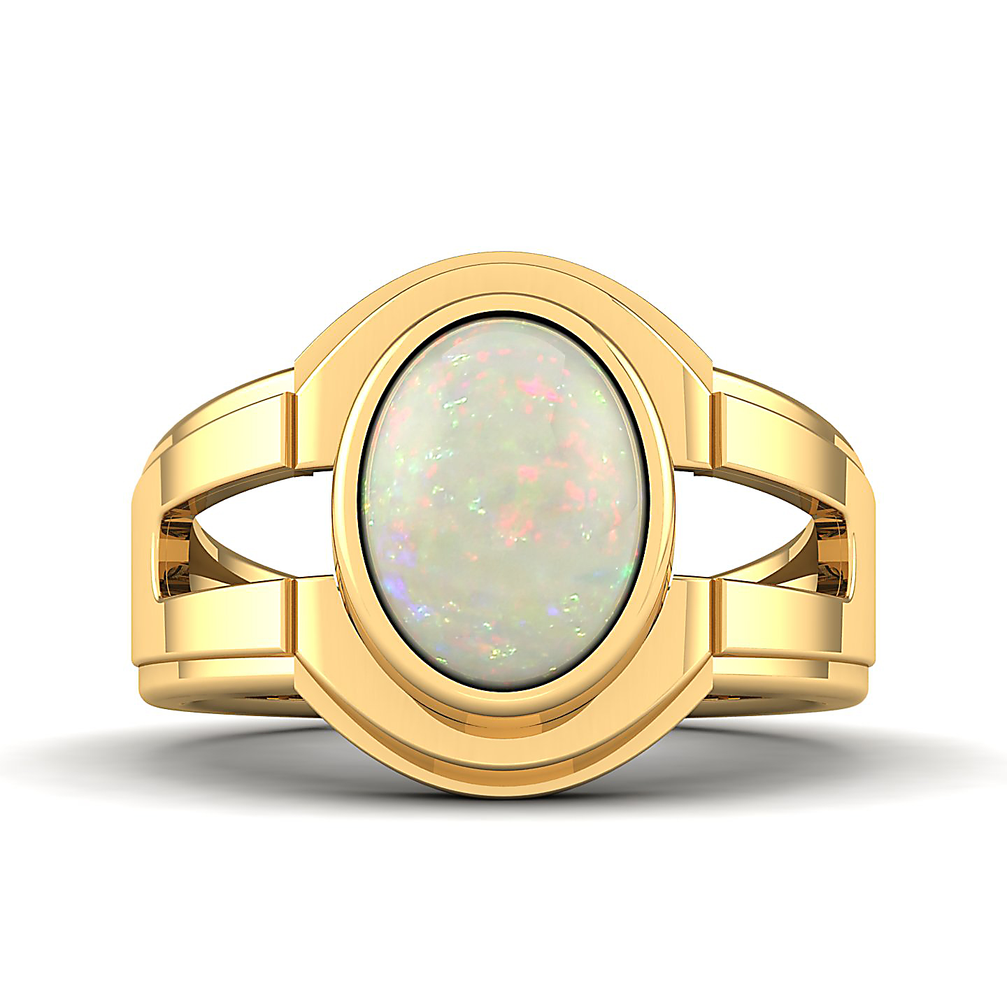 The Era Bezel Opal Ring