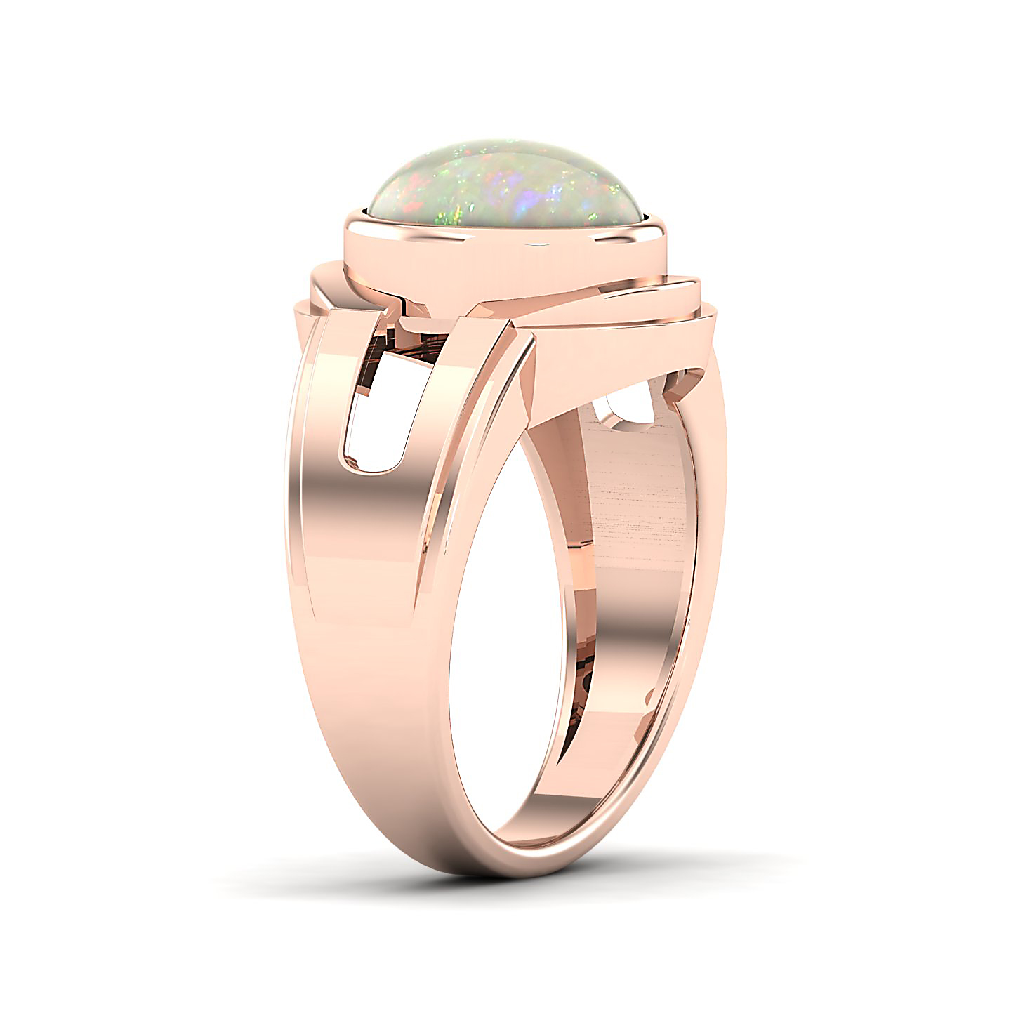 The Era Bezel Opal Ring