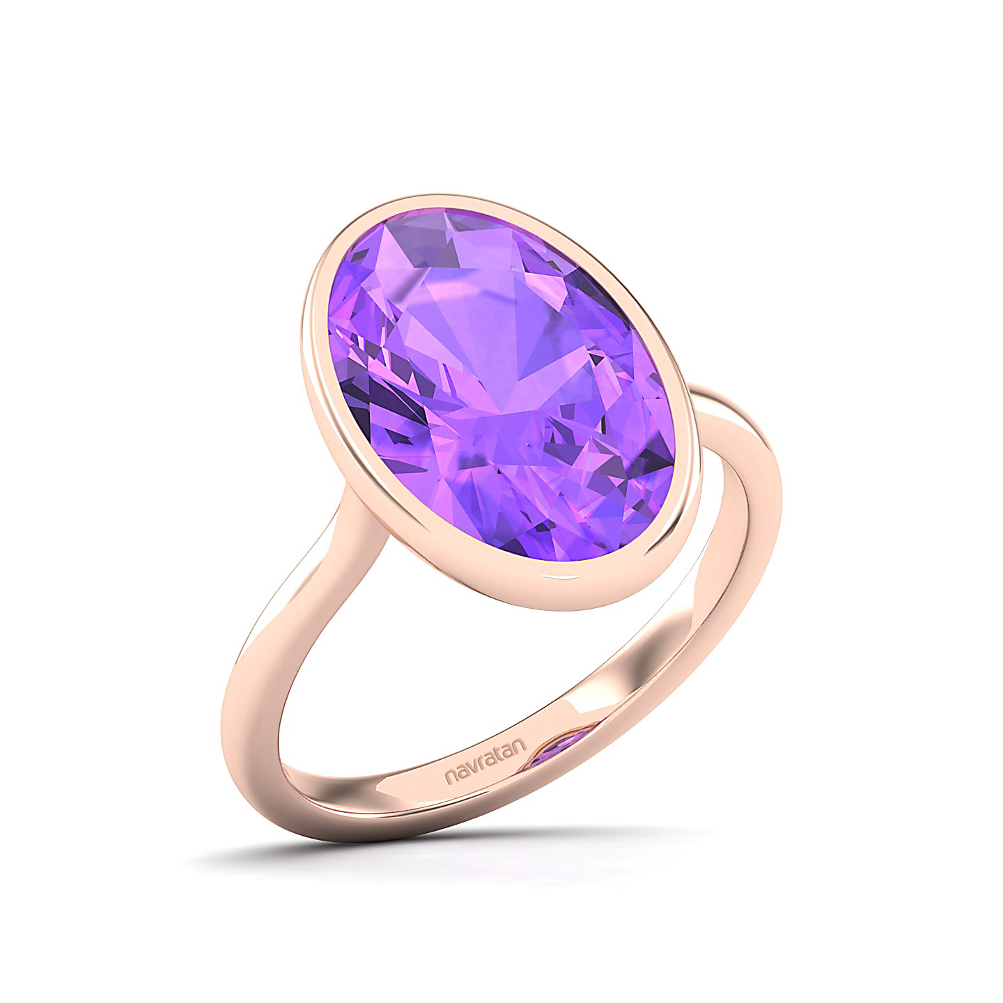 The Erudite Amethyst Gold Ring