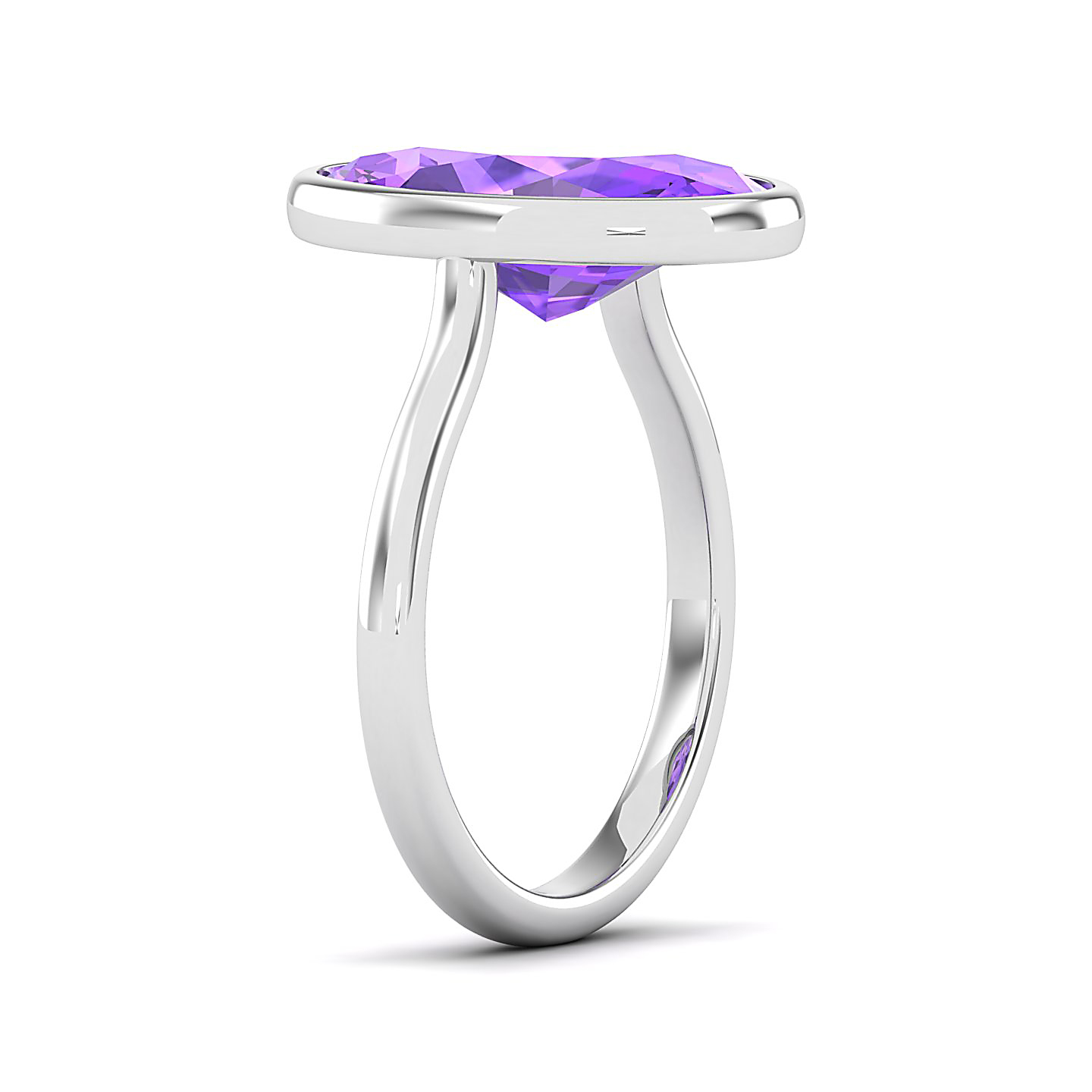 The Erudite Amethyst Gold Ring