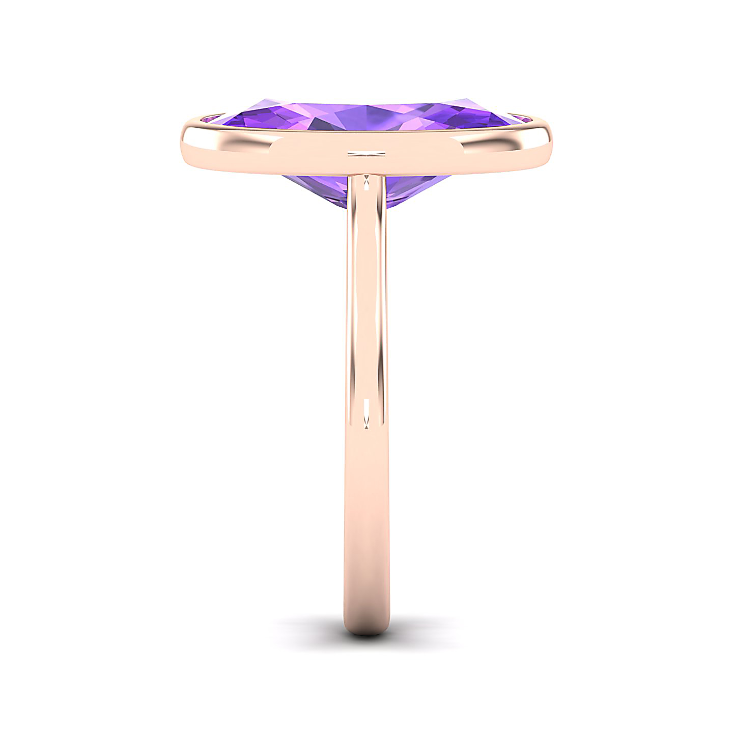 The Erudite Amethyst Gold Ring