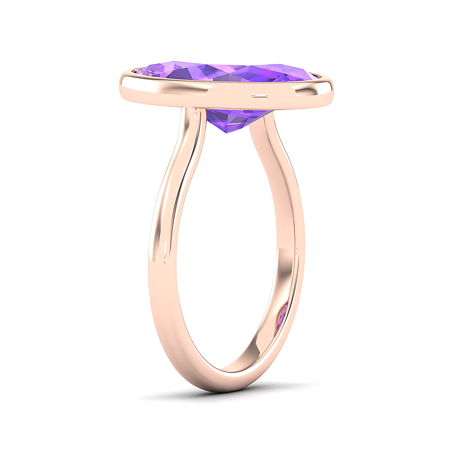 The Erudite Amethyst Gold Ring