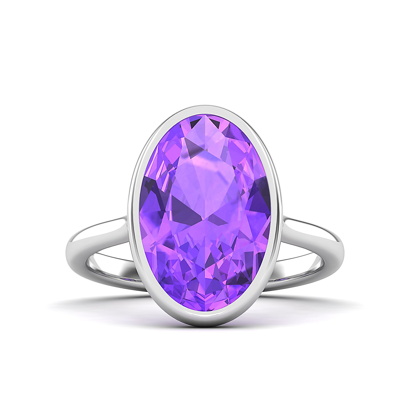 The Erudite Amethyst Gold Ring