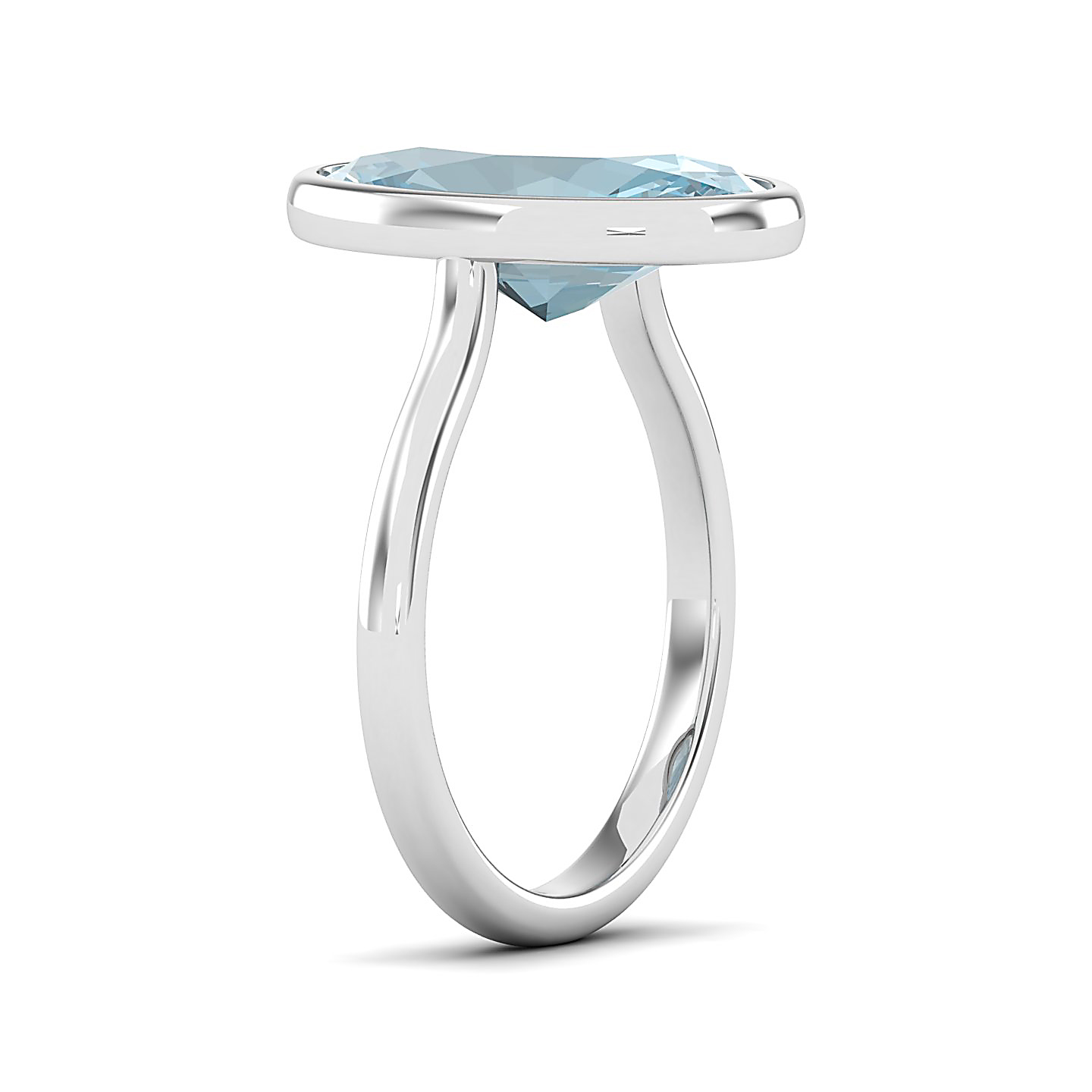 The Erudite Aquamarine Gold Ring