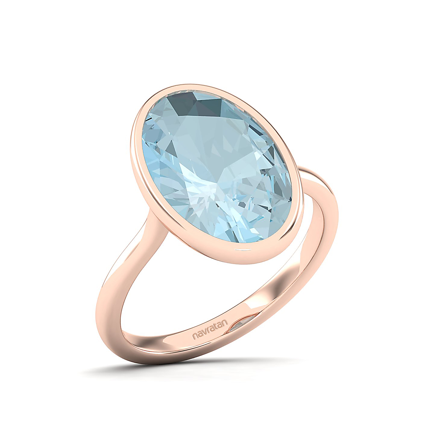 The Erudite Aquamarine Gold Ring