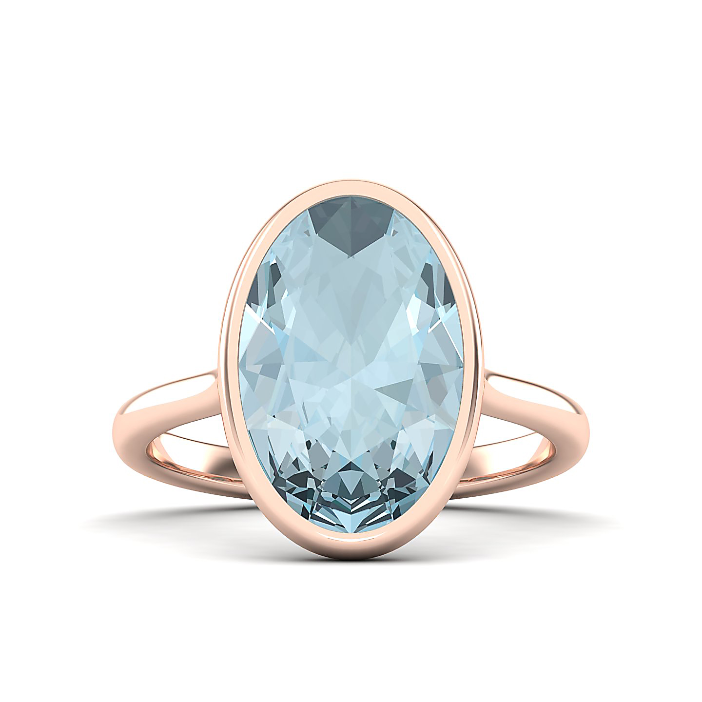 The Erudite Aquamarine Gold Ring