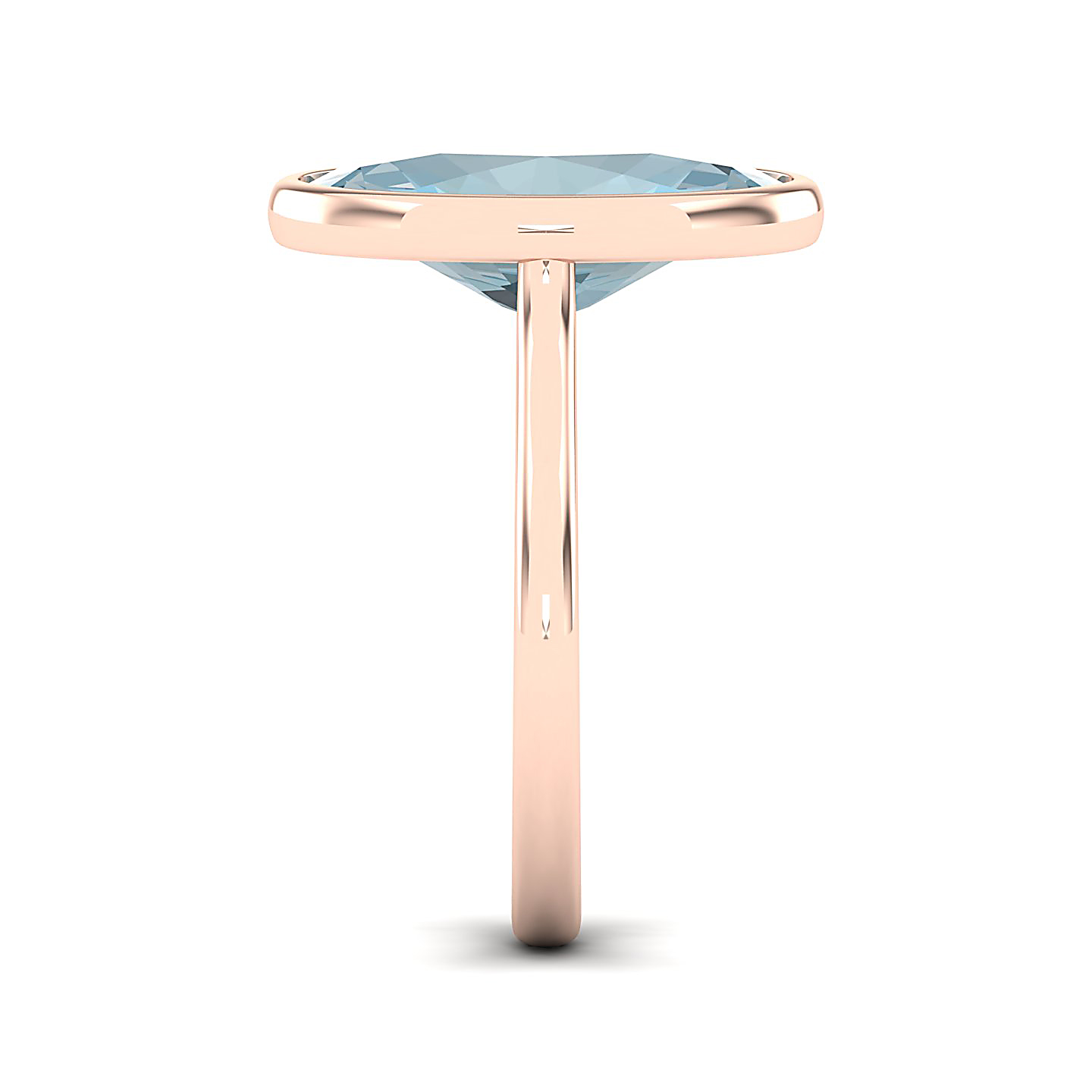 The Erudite Aquamarine Gold Ring