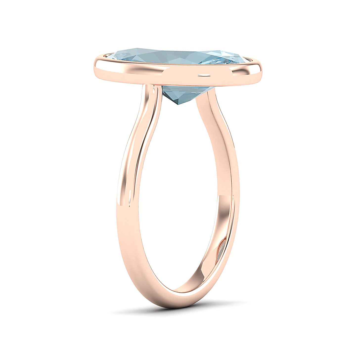 The Erudite Aquamarine Gold Ring