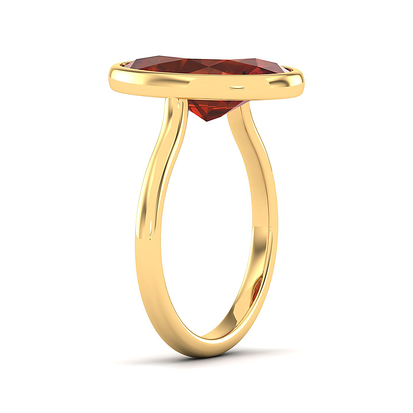 The Erudite Hessonite Gold Ring