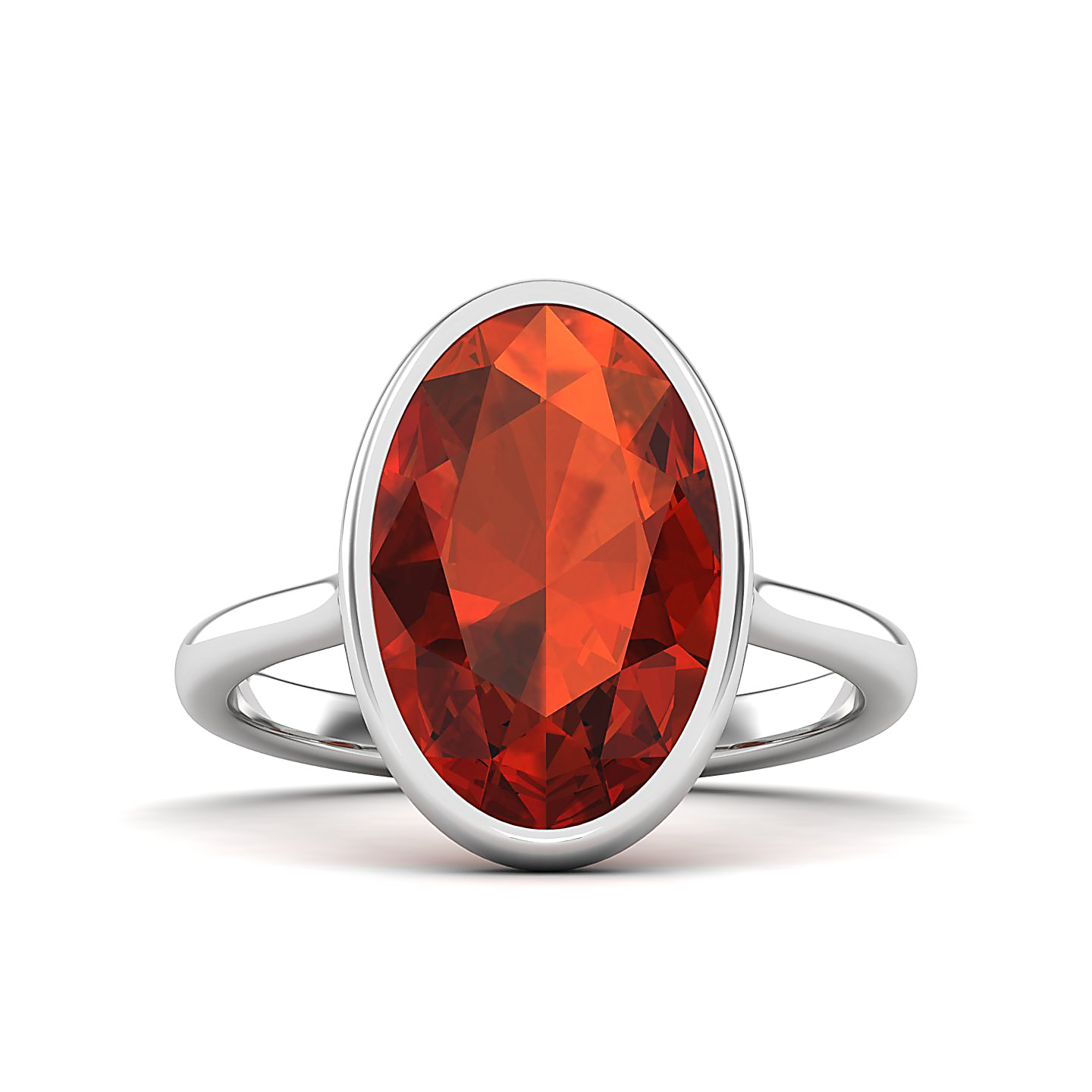 The Erudite Hessonite Gold Ring