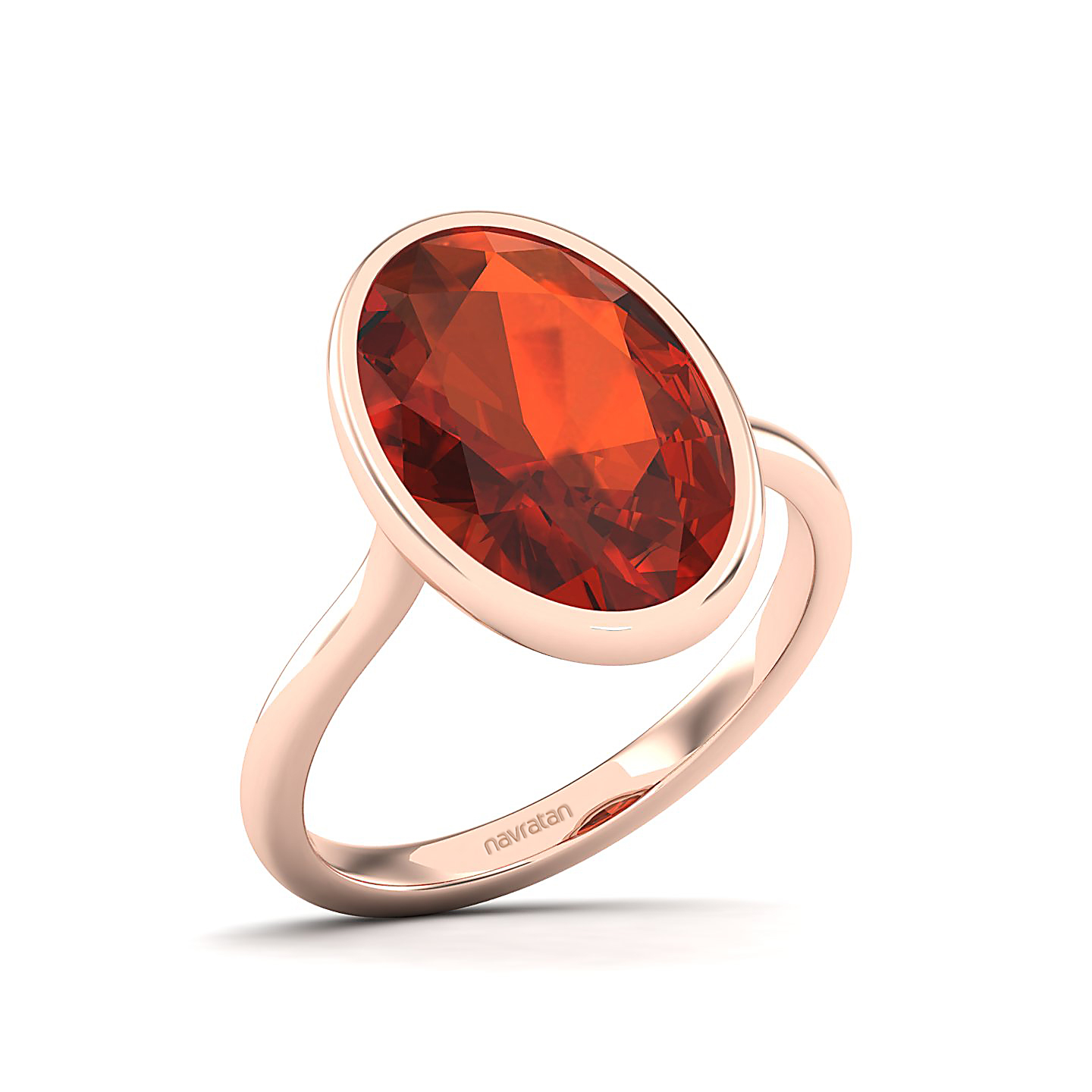 The Erudite Hessonite Gold Ring