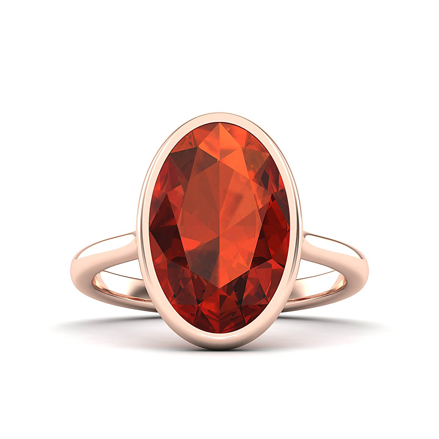 The Erudite Hessonite Gold Ring
