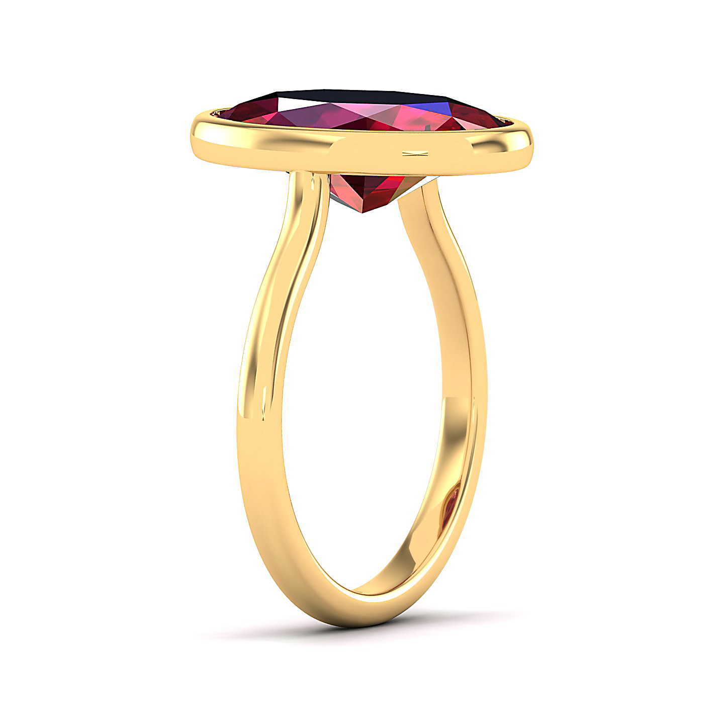 The Erudite Ruby Gold Ring