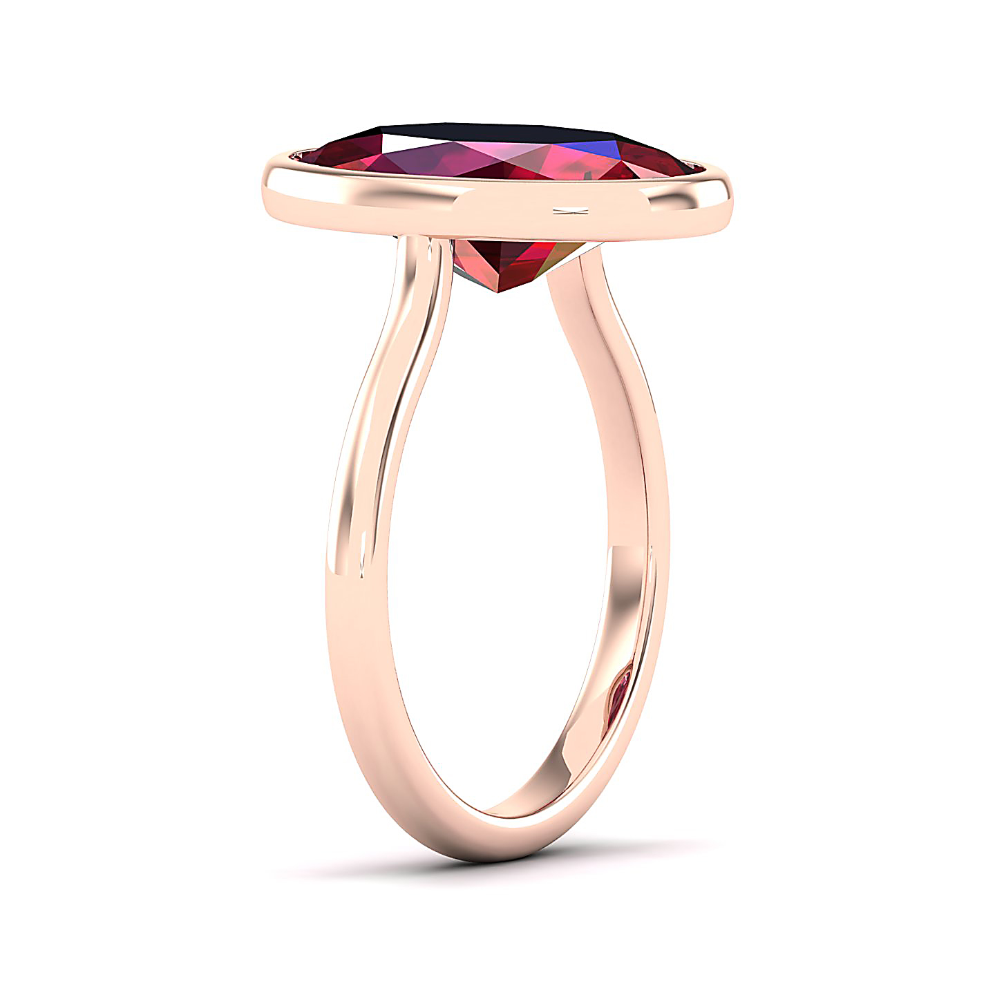 The Erudite Ruby Gold Ring