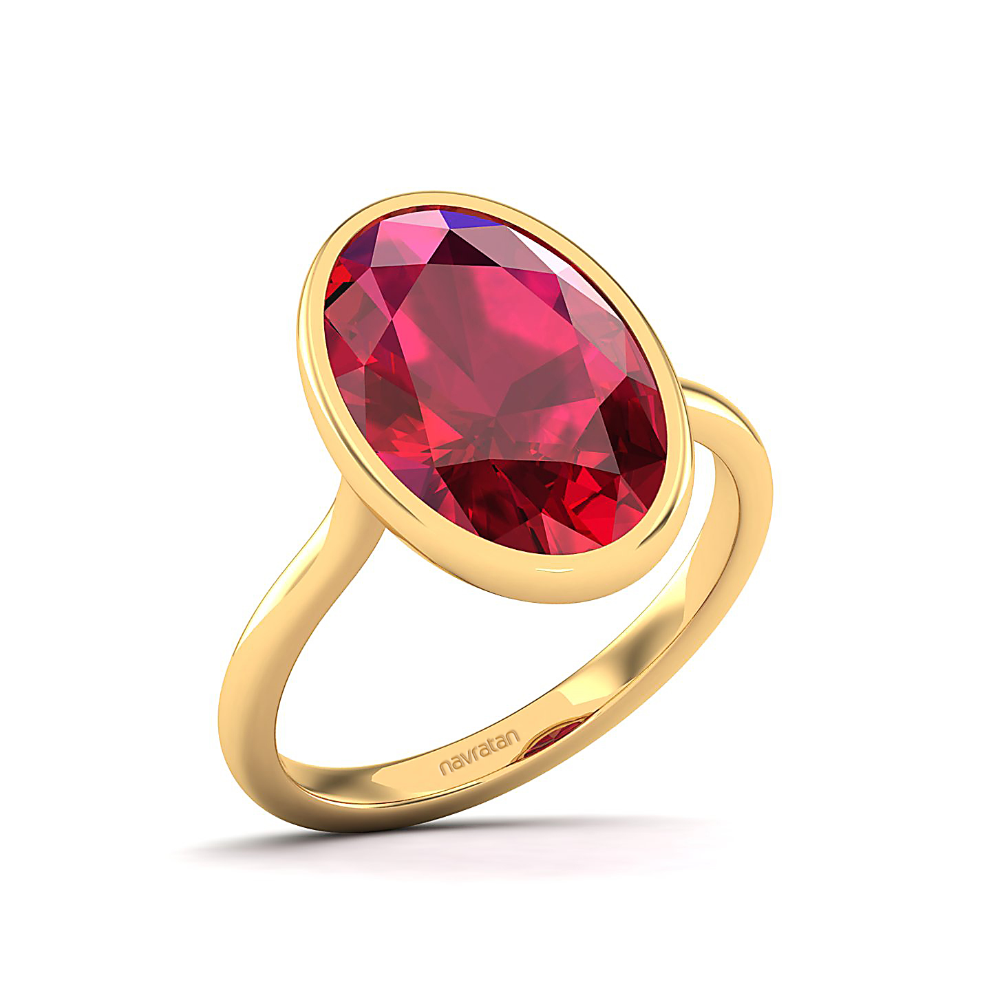 The Erudite Ruby Gold Ring