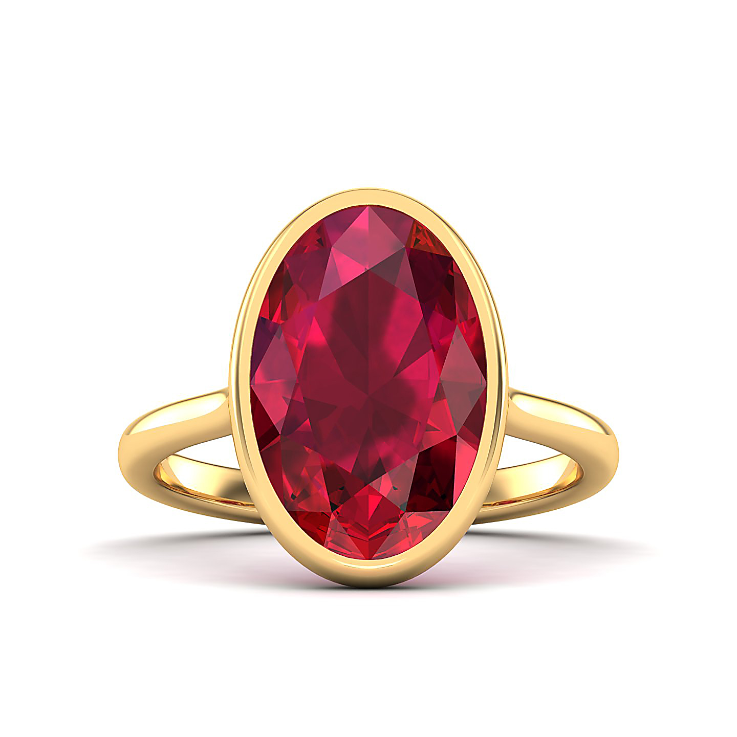 The Erudite Ruby Gold Ring