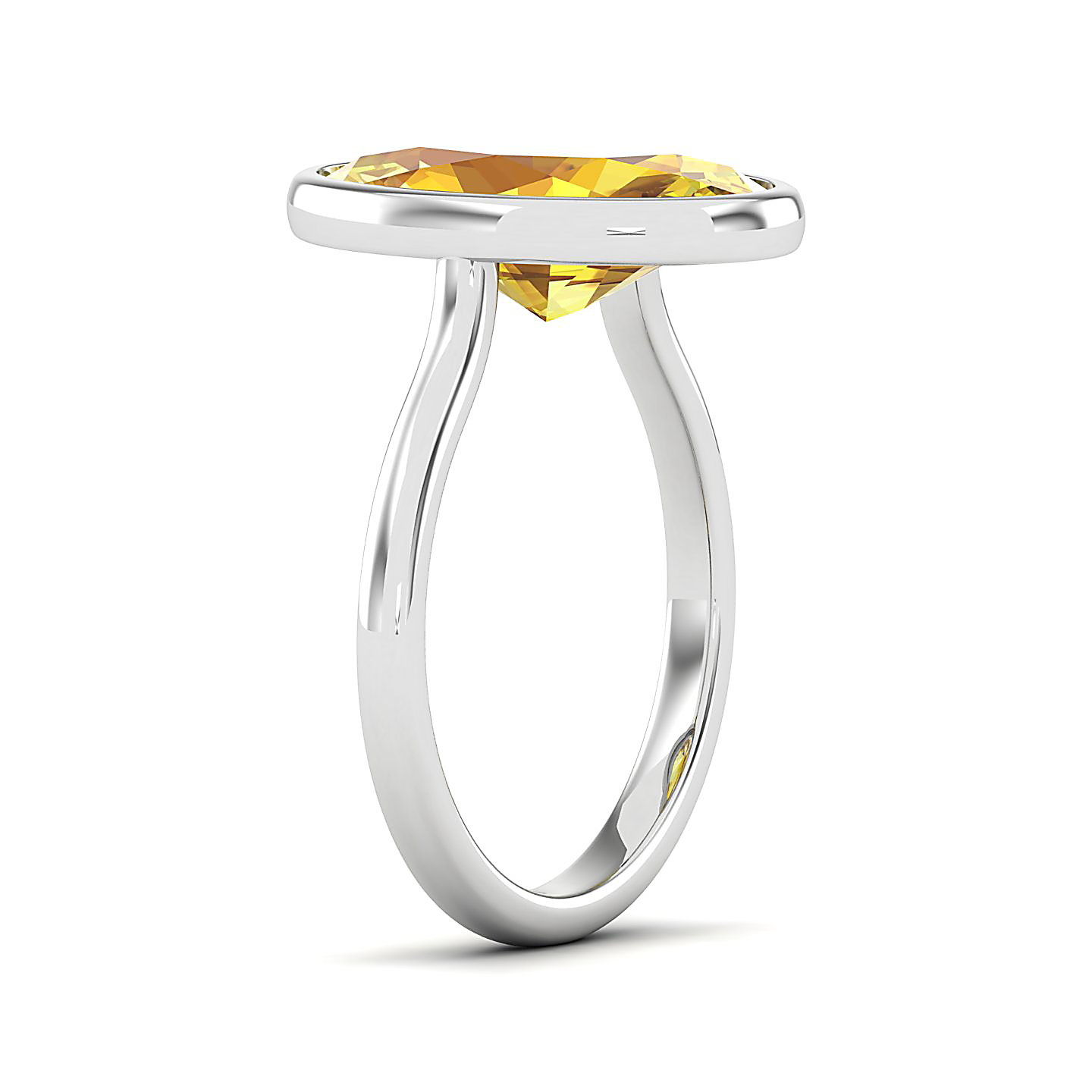 The Erudite Yellow Sapphire Gold Ring