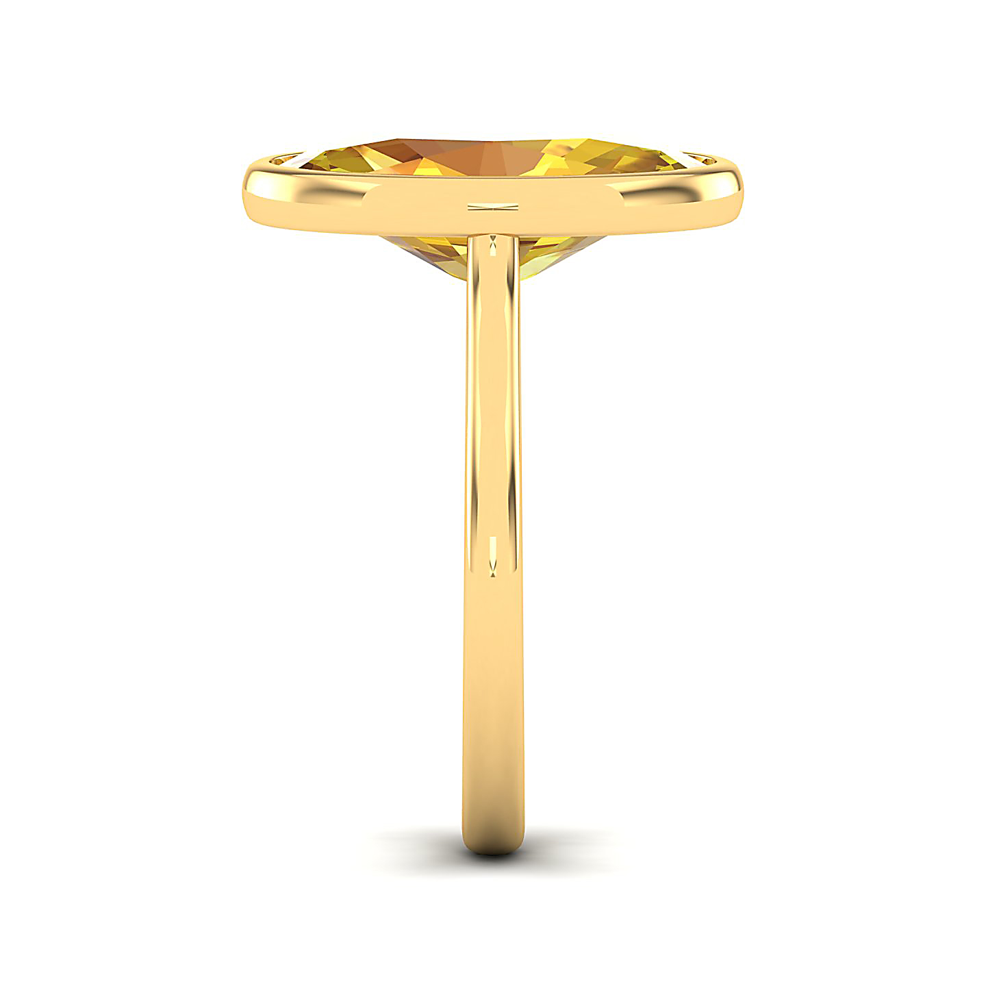 The Erudite Yellow Sapphire Gold Ring
