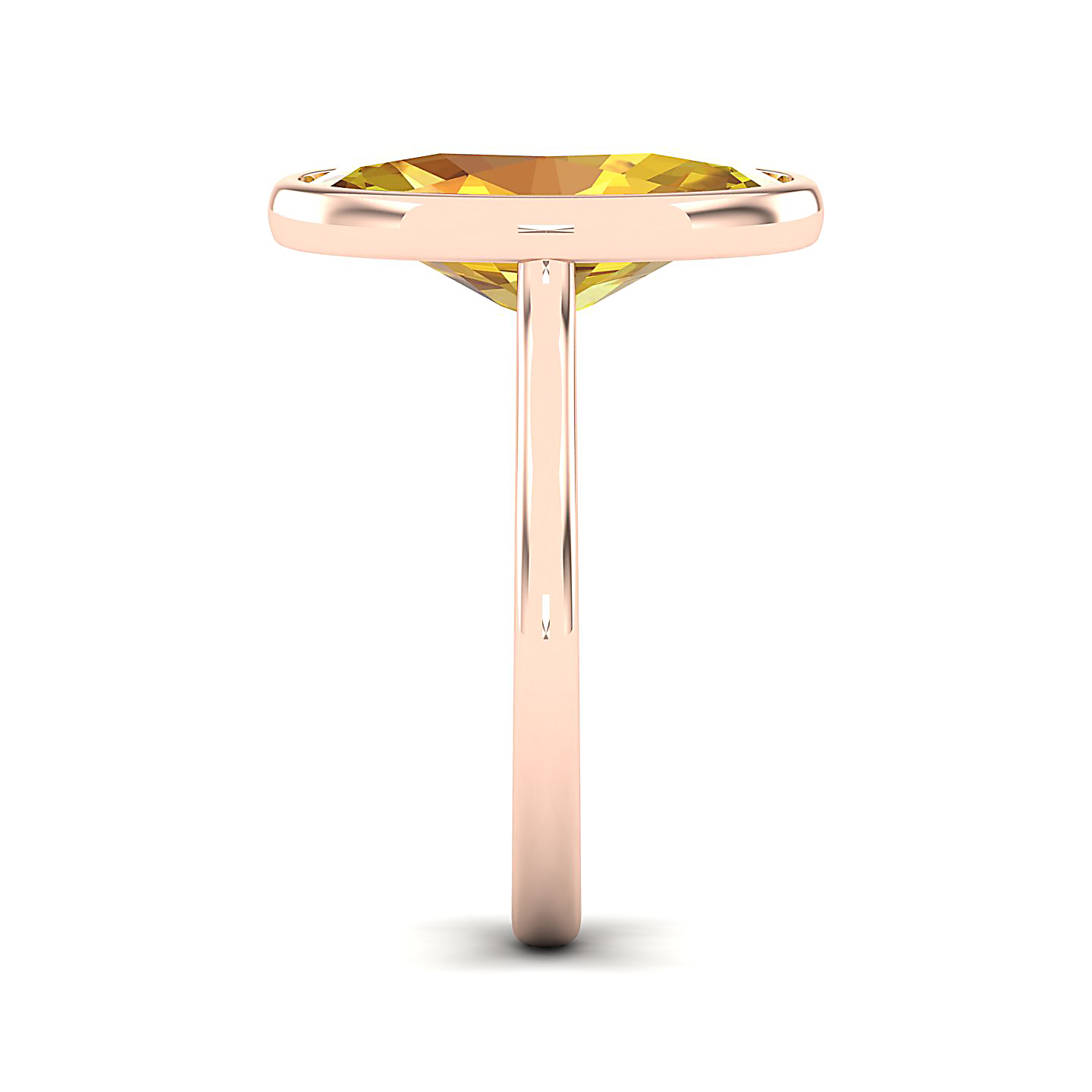 The Erudite Yellow Sapphire Gold Ring