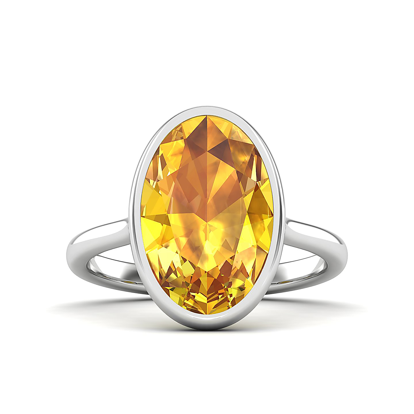 The Erudite Yellow Sapphire Gold Ring