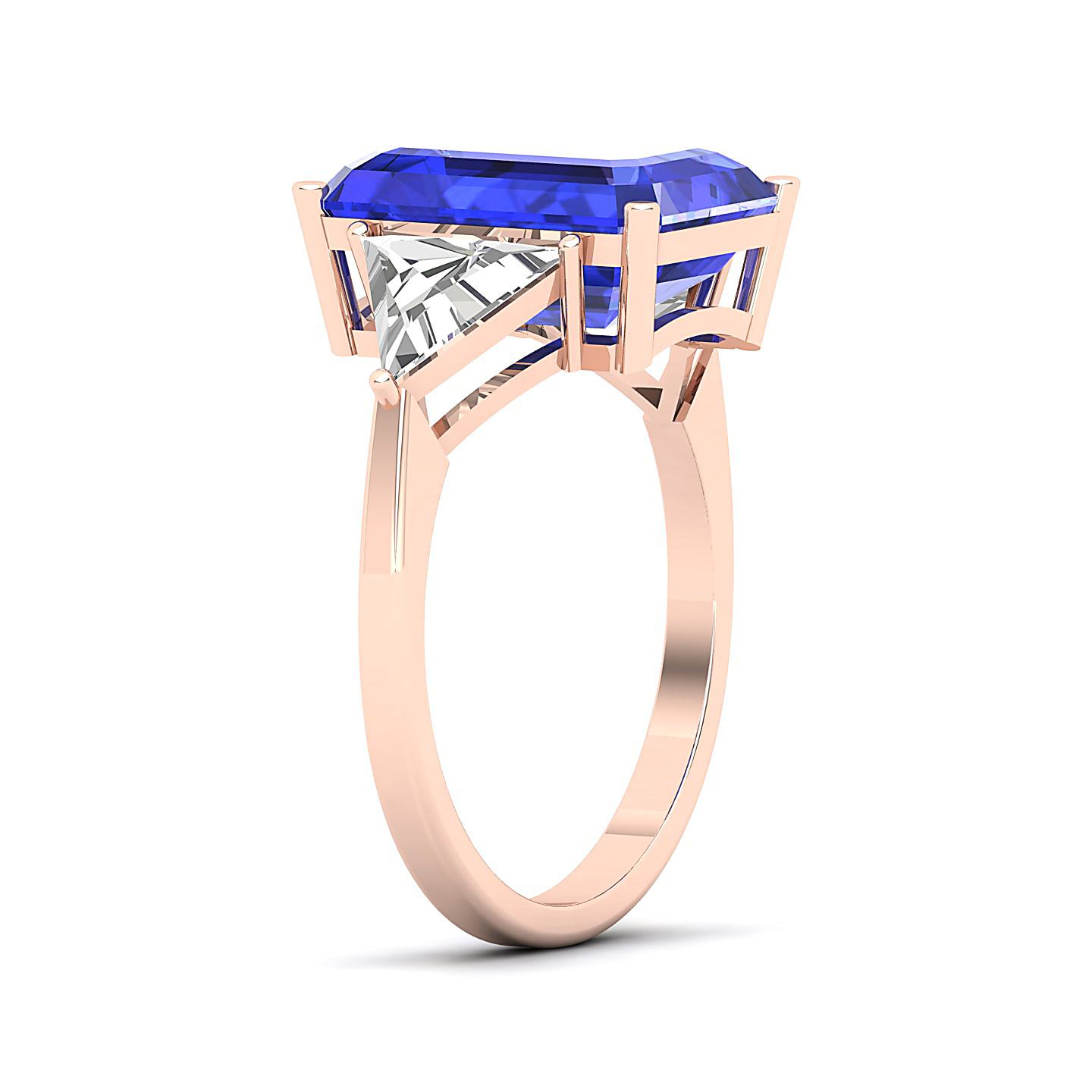 The Eternal Three Stone Tanzanite ring